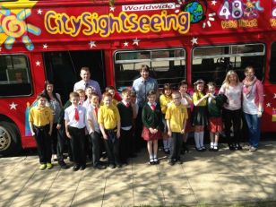 Visit from St. Bridget\'s P.S