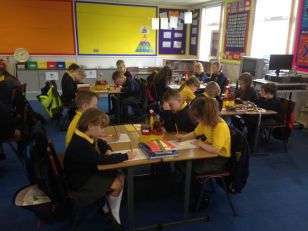 Primary 4A hard at work.